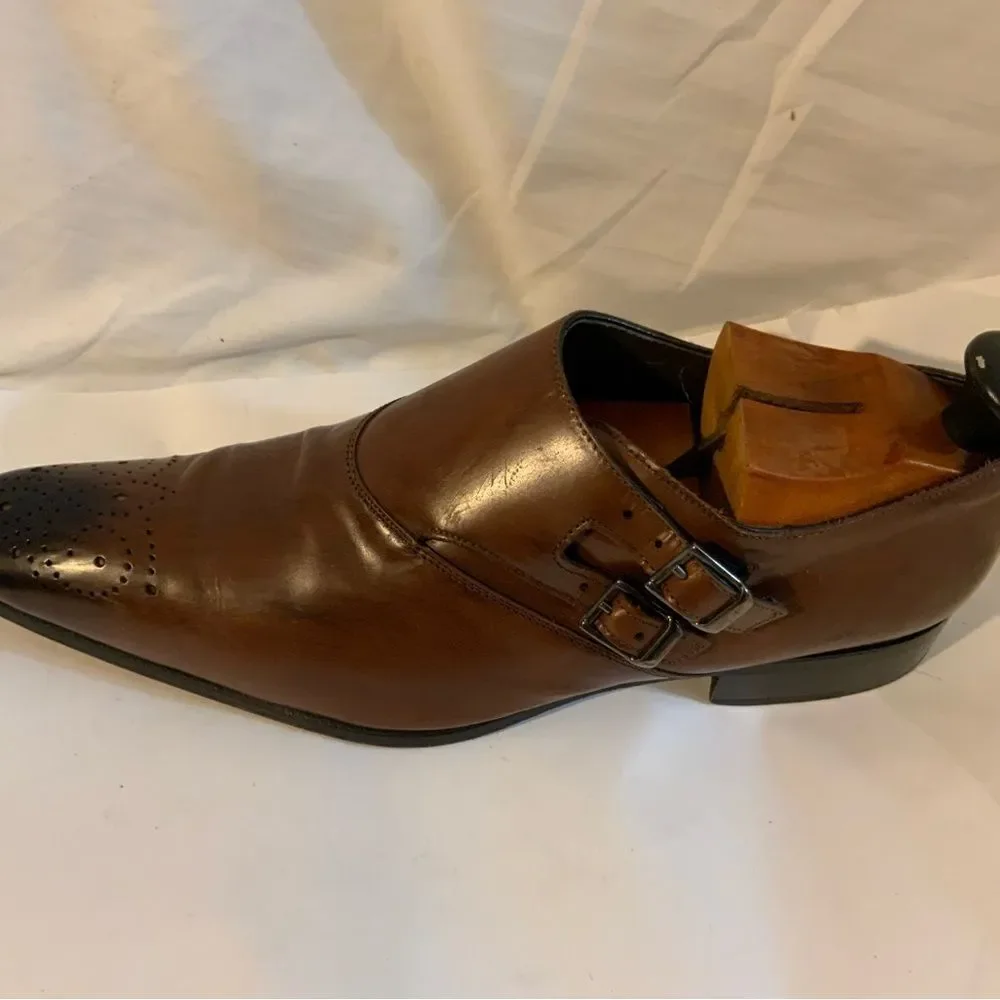 Profession Le  Bottier Depuis 1965 Brown Shoes all Leather buckles  EU 43 US 10
